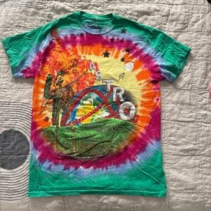 Travis Scott Astroworld Tie Dye Wish You Were Here Tour Shirt Medium